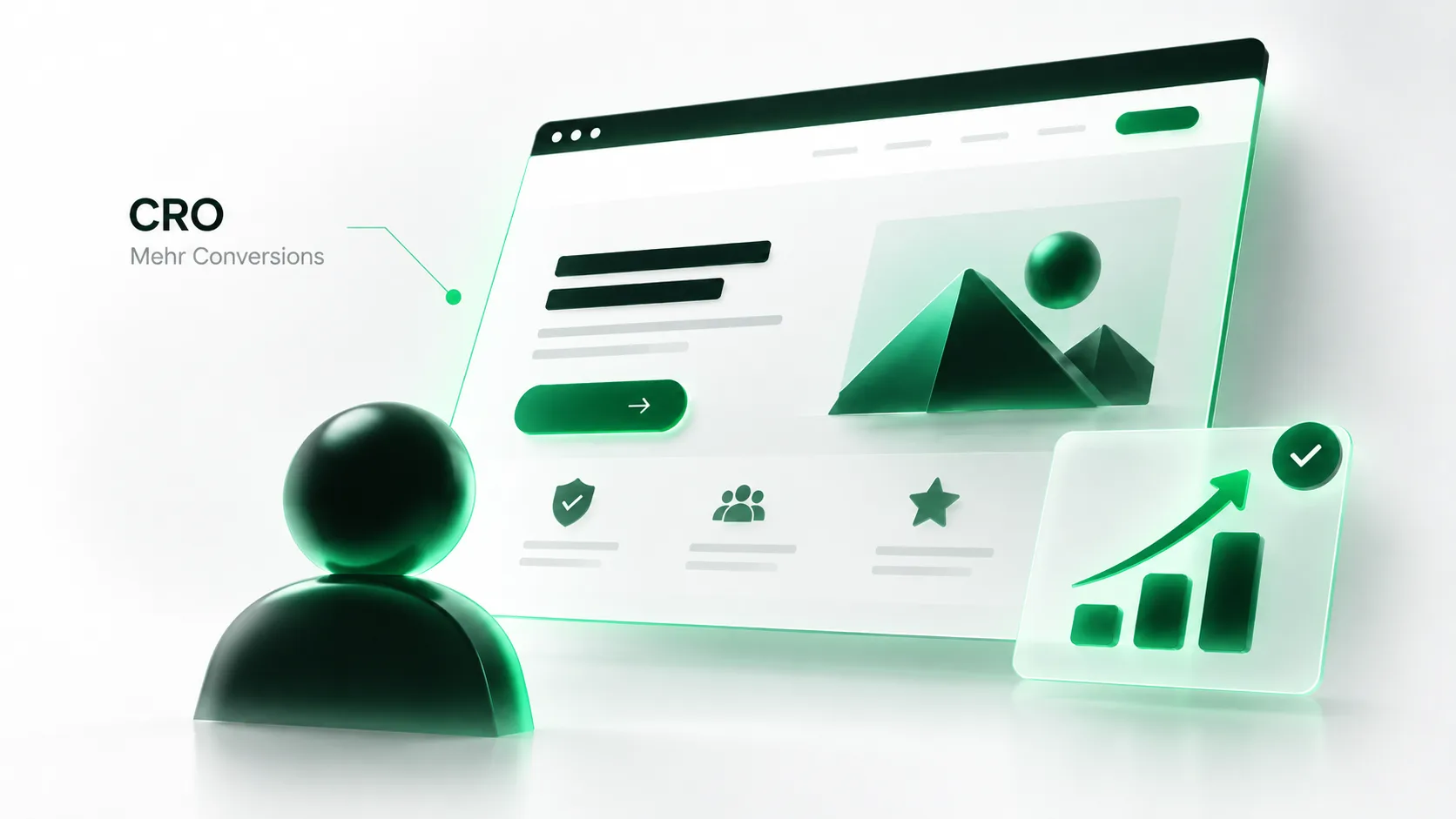 Conversion-Rate-Optimierung durch eine klare Above-the-Fold-Sektion