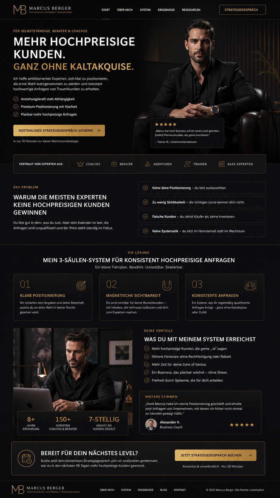 Designbeispiel Homepage erstellen lassen