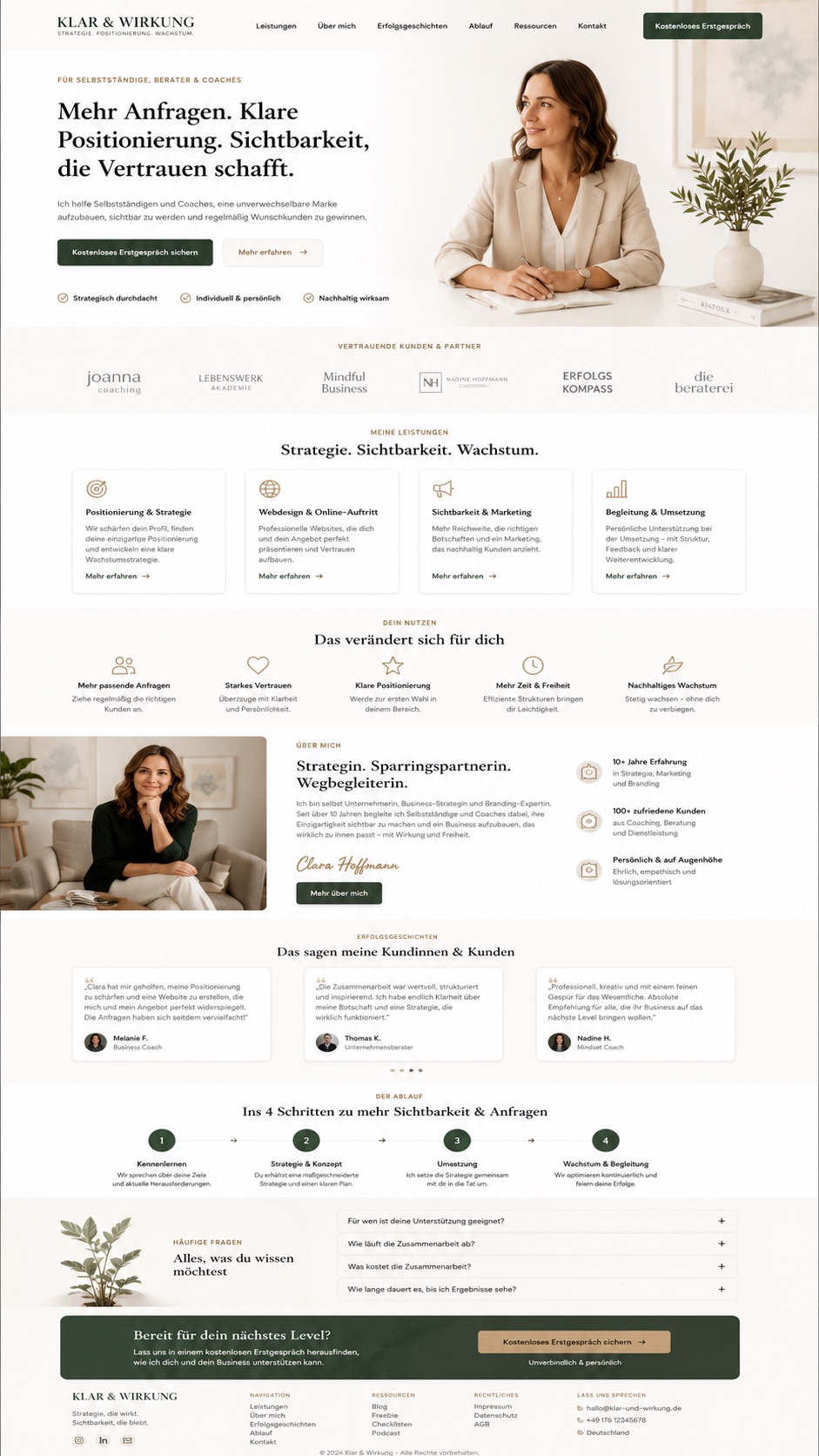 Designbeispiel Webseite erstellen lassen