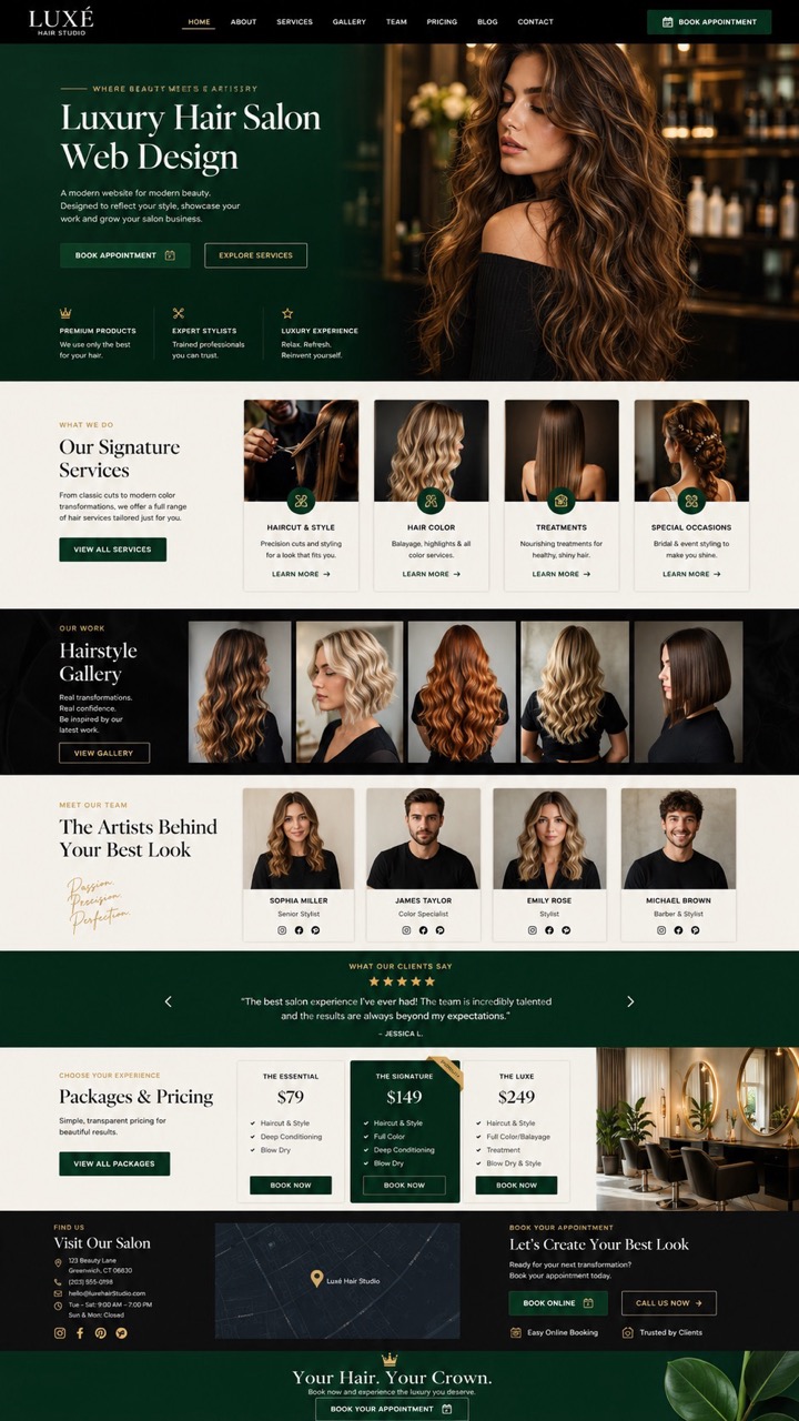 Designreferenz 1 Webdesign Friseur