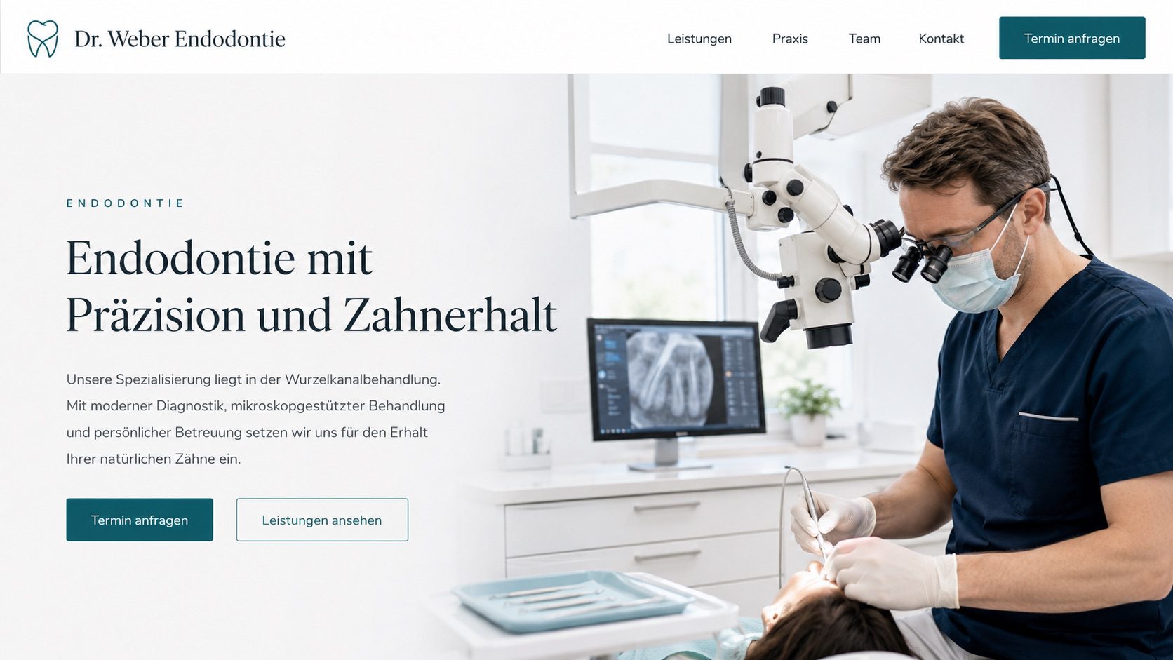 Webdesign für Endodontologen