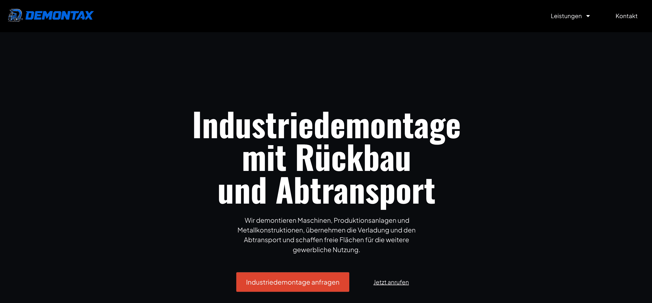 Demontax Website